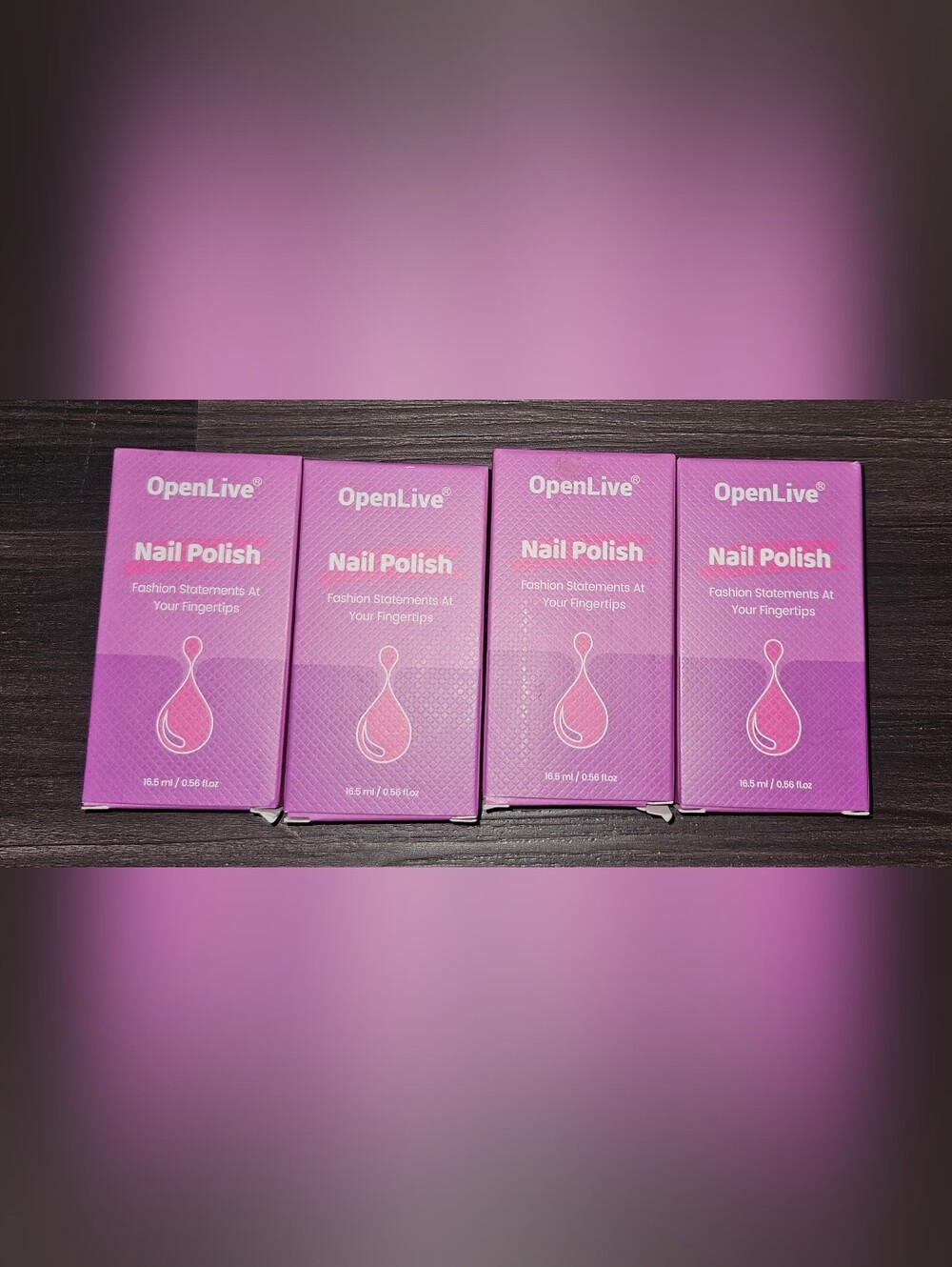 Nail Polish - Pink 4 Pack